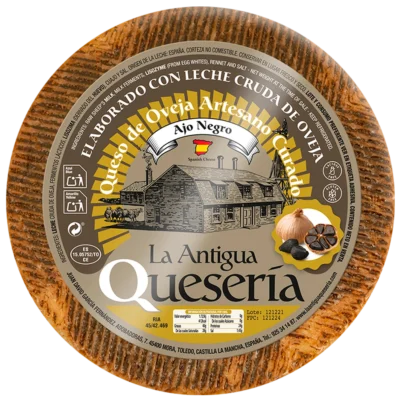 Queso Artesano Curado con Ajo Negro