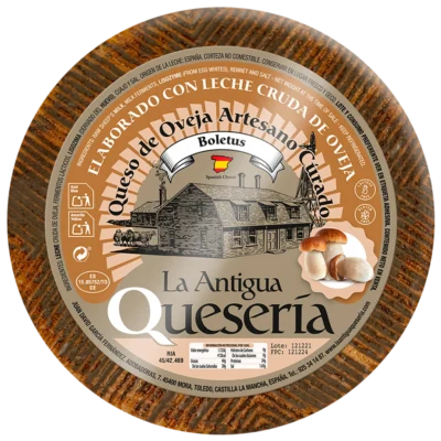 Queso Artesano Curado con Boletus