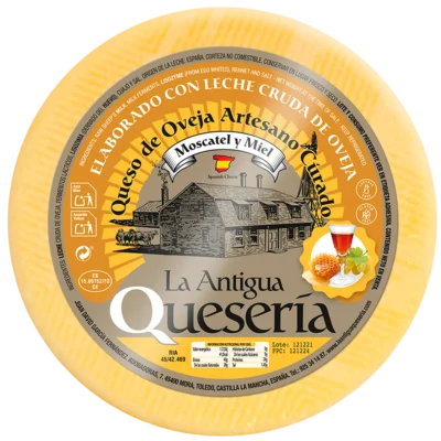 Queso Artesano Curado con Moscatel y Miel