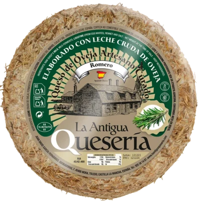 Queso Artesano Curado Con Romero y Manteca de Cerdo Ibérico